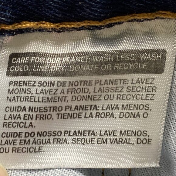 Levis 550 Jeans Mens 34x34 Blue Relax Fit Straight Workwear Demin Causal - Picture 8 of 15